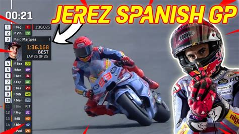 MOTOGP SPANISH GP JEREZ MARC MARQUEZ FUERTISIMO 2024 HIGHLIGHTS