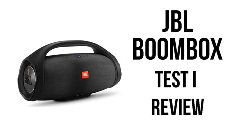 Jbl Boombox Test I Review Youtube