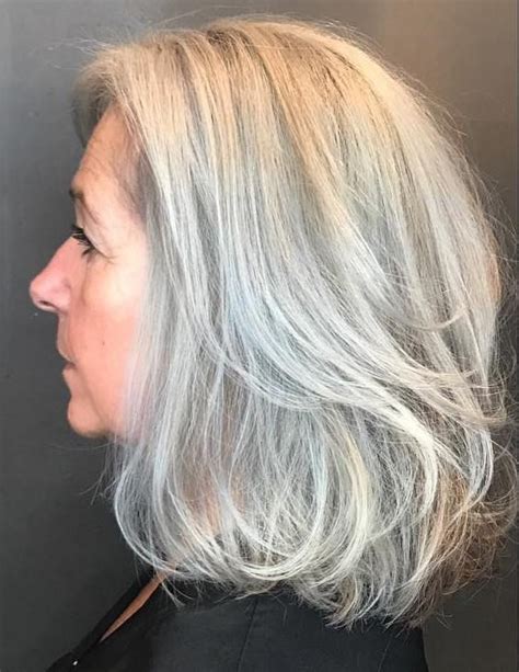 65 Gorgeous Gray Hair Styles Medium Hair Styles Gorgeous Gray Hair Grey Hair Styles For Women