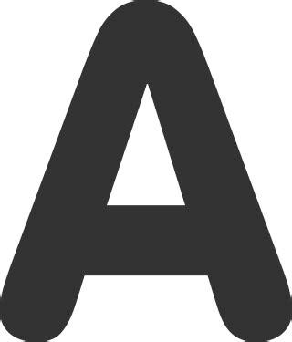 Letter A Icon, Transparent Letter A.PNG Images & Vector - FreeIconsPNG