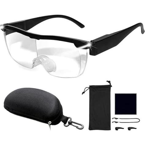 Lunettes Loupe Avec Lumi Re Lunettes Grossissantes Avec Led