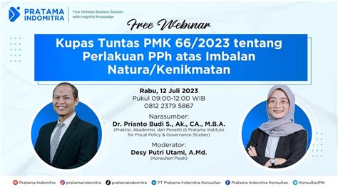 Kupas Tuntas Pmk Tentang Perlakuan Pph Atas Imbalan Natura