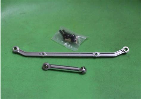 Brazo De Enlace De Direcci N De Aluminio Para Axial AX10 SCX10 Plateado