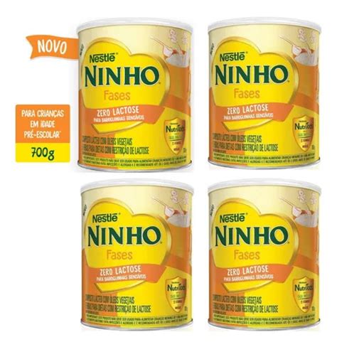 Composto L Cteo Ninho Fases Zero Lactose G Kit Un