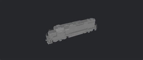 3d Model Emd Gp38 2 Vr Ar Low Poly Cgtrader