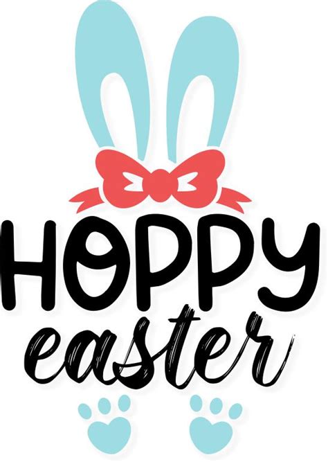Hoppy Easter Svg File Vinyl World