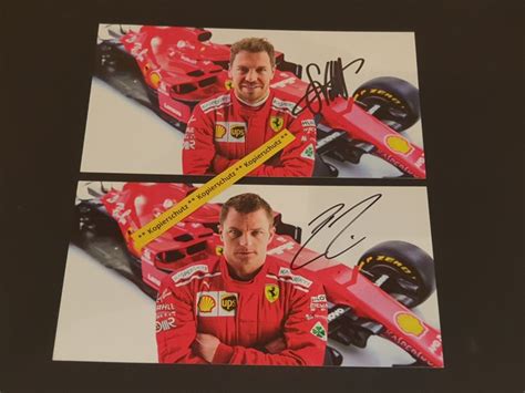 Ferrari Formule Sebastian Vettel And Kimi R Ikk Nen Catawiki