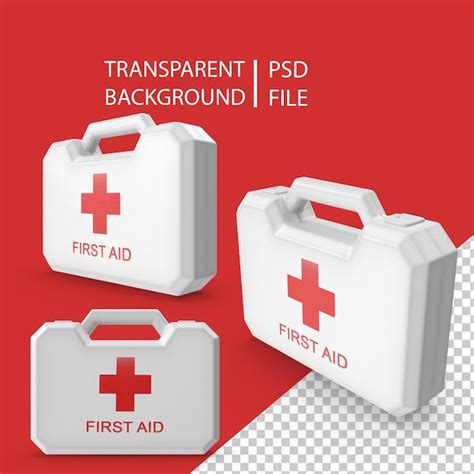 Premium Psd First Aid Kit Png