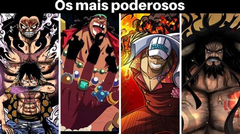 Os Personagens Mais Fortes De One Piece Youtube