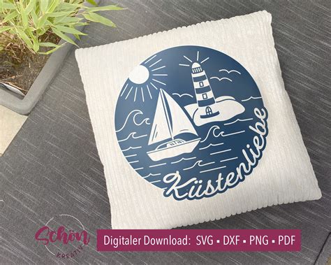 Plotterdatei K Stenliebe Svg Dxf Pdf Png Leuchtturm Und Etsy Schweiz