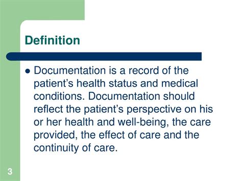 Ppt Medical Record Documentation Powerpoint Presentation Free