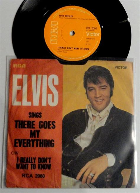 Si Elvis Presley There Goes My Everything Rca 2060 1971 Kaufen Auf