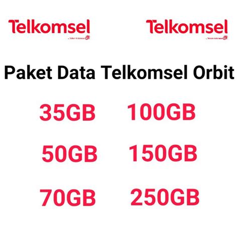 Jual Paket Data Telkomsel Orbit Shopee Indonesia