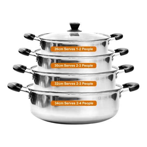 Buy Hot Pot With Divider Stainless Steel Katachiware