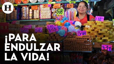 Mercado de Dulces Ampudia en la Merced Aquí encontrarás dulces típicos