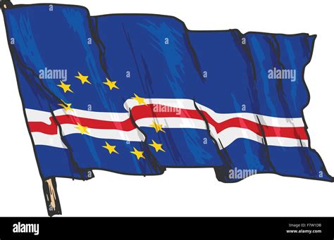 Flag Of Cape Verde Stock Vector Image Art Alamy