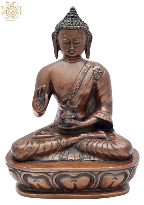 Tibetan Buddhist Healing Buddha Medicine Buddha Brass Statue