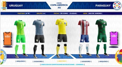 Uniformes Listos Para La Ltima Fecha Del Grupo A De La Conmebol Copa