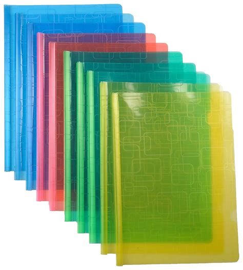 Faantastic Plastic File Folder For A4 Paper Display Multicolour