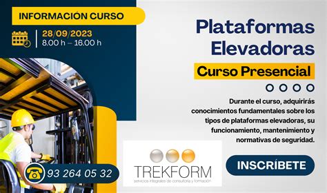 CURSO PLATAFORMAS ELEVADORAS PEMP EN REUS TREKFORM