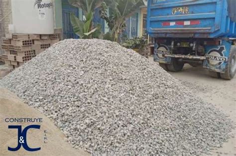 Piedra Chancada Puesto En Obra Agregados De Construccion En Lima