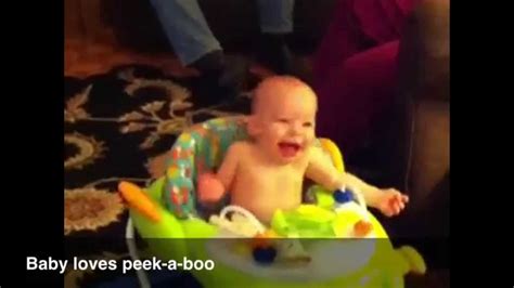 Baby Loves Playing Peek A Boo Youtube