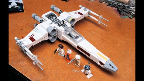 Building The LEGO 75301 Luke Skywalker S X Wing Fighter YouTube