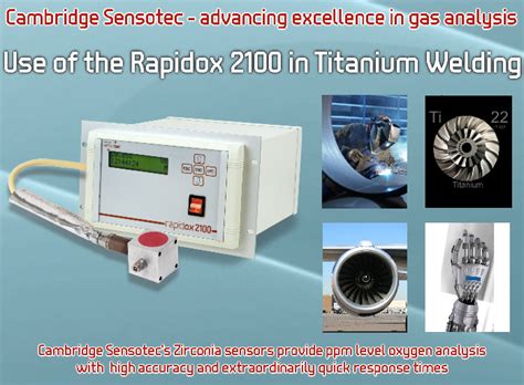 Welding Titanium In Inert Gas Atmospheres Cambridge Sensotec