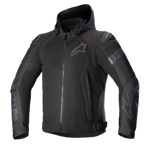 Alpinestars Zaca Waterproof Jacket Black Dark Grey 111 Motorjassen