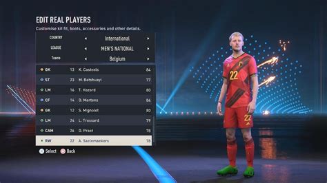 FIFA 23 On PS5 BELGIUM PLAYER FACES And RATINGS 4K60FPS GAMEPLAY