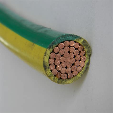 1cx25mm2 Cu PVC Yellow Green Earthing Cable 600 1000V As Per IEC 60502