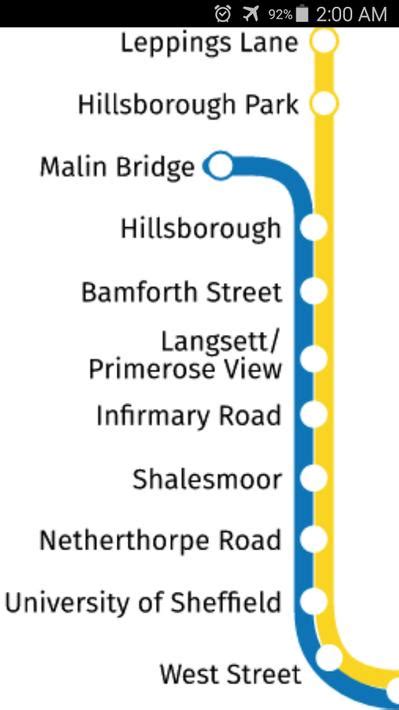 Sheffield Supertram Map APK do pobrania na Androida