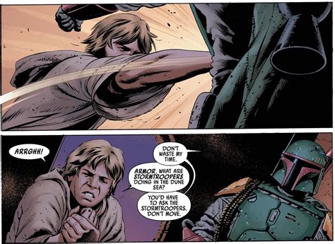 The Other Time Luke Skywalker Fought Boba Fett Marvel