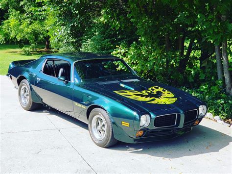 1973 Pontiac Trans Am Brewster Green Factory Ac Stock 73051cvo For