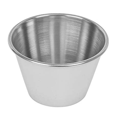 Pack Stainless Steel Sauce Cups Oz Commercial Grade Dipping