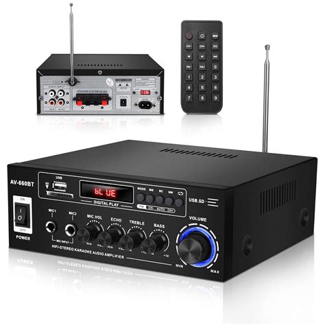 Daakro Wireless Bluetooth Power Amplifier System 200W 2 Channel