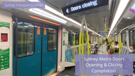 Sydney Transport Vlog Sydney Metro Doors Opening Closing