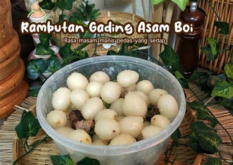 Resipi Rambutan Gading Asam Boi Oleh Salina Jalaludin Cookpad