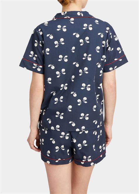 Morgan Lane Harley Nina Short Printed Pajama Set Bergdorf Goodman