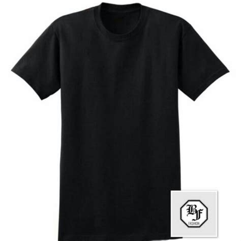 Kaos Polos Hitam Cotton Combed 30s Kaos Oblong Pria Shopee Indonesia