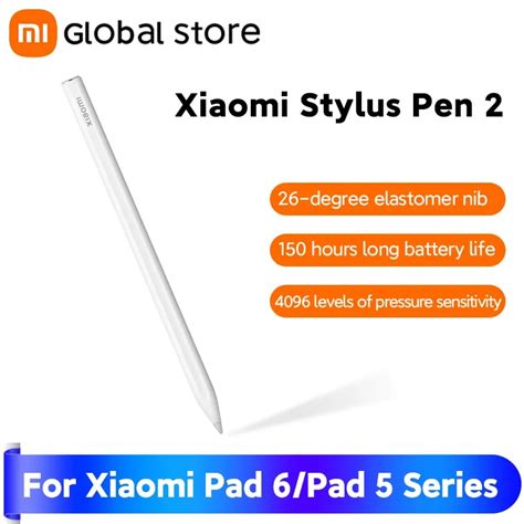 Xiaomi Stylus Pen 2 For Xiaomi Pad 6 Mi Pad 5 Pro 4096 Level Sense