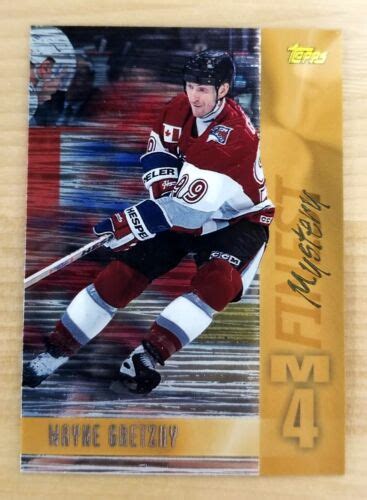 1998 99 Topps Wayne Gretzky Mystery Finest Gold M4 HOF EBay