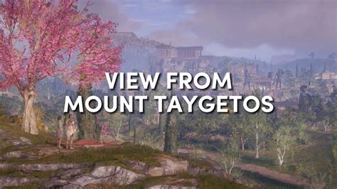 View From Mount Taygetos Assassins Creed Odyssey Ambience No 8