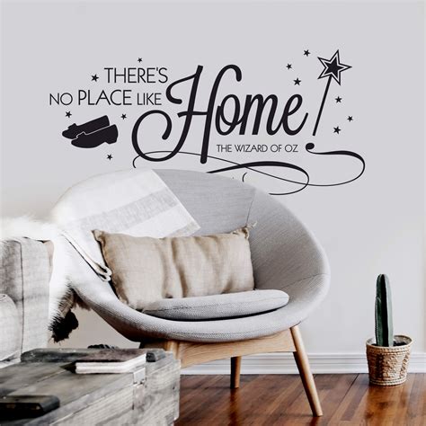 Zitate Wandtattoos There S No Place Like Home Der Zauberer Von Oz