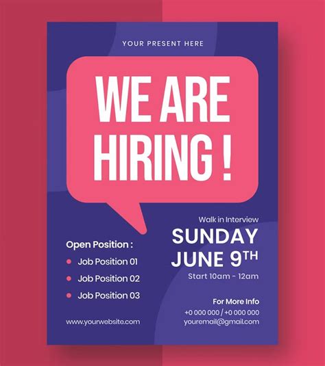 15 Best We Are Hiring Flyer Templates • Psd Design