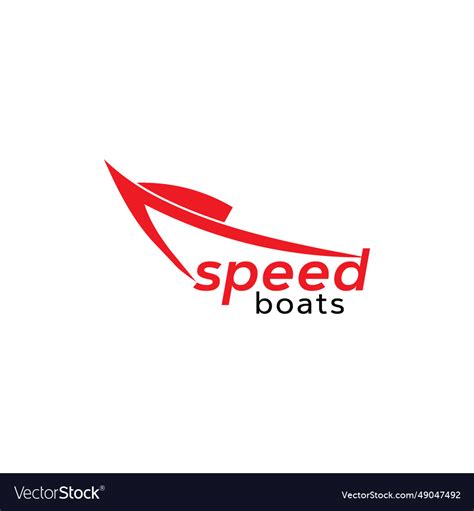 Speed boat Royalty Free Vector Image - VectorStock