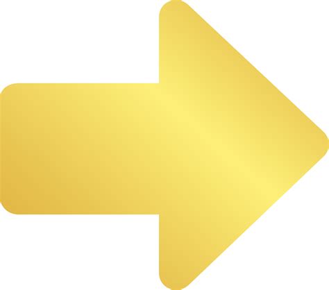 Gold Right Arrow Icon Png