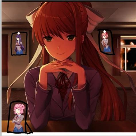 Monikas Senpai Photos Doki Doki Literature Club Amino