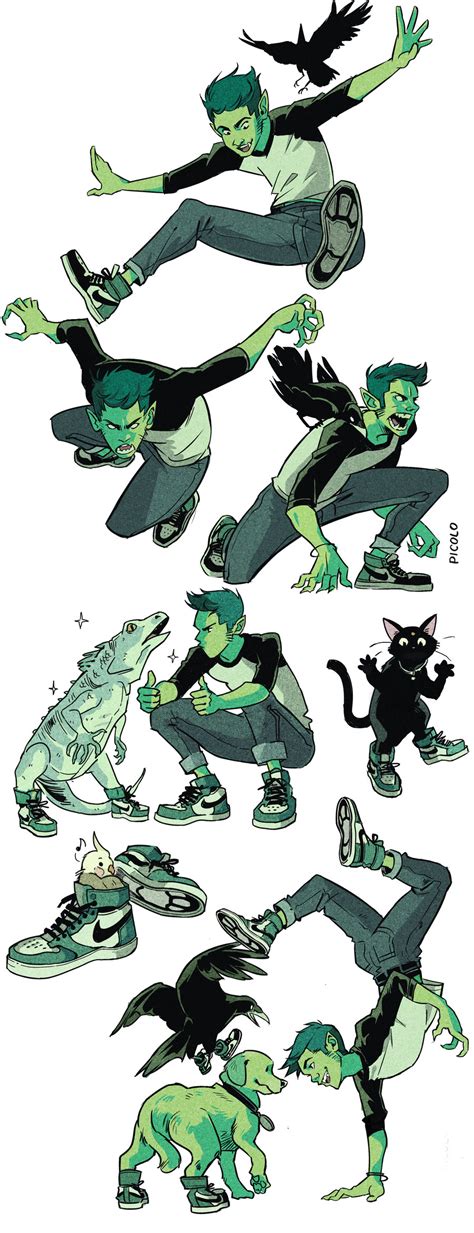 Which colors do you prefer Beast Boy to wear? : r/DCcomics