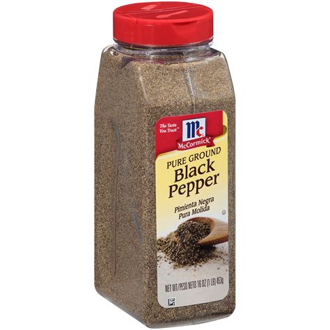 Mccormick Pure Ground Black Pepper Oz Premium Quality Spice